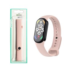 Silicone Bracelet for Smartwatch Xiaomi Mi Band 8 Pink Silicone Bracelet for Smartwatch Xiaomi Mi Band 8 Pink